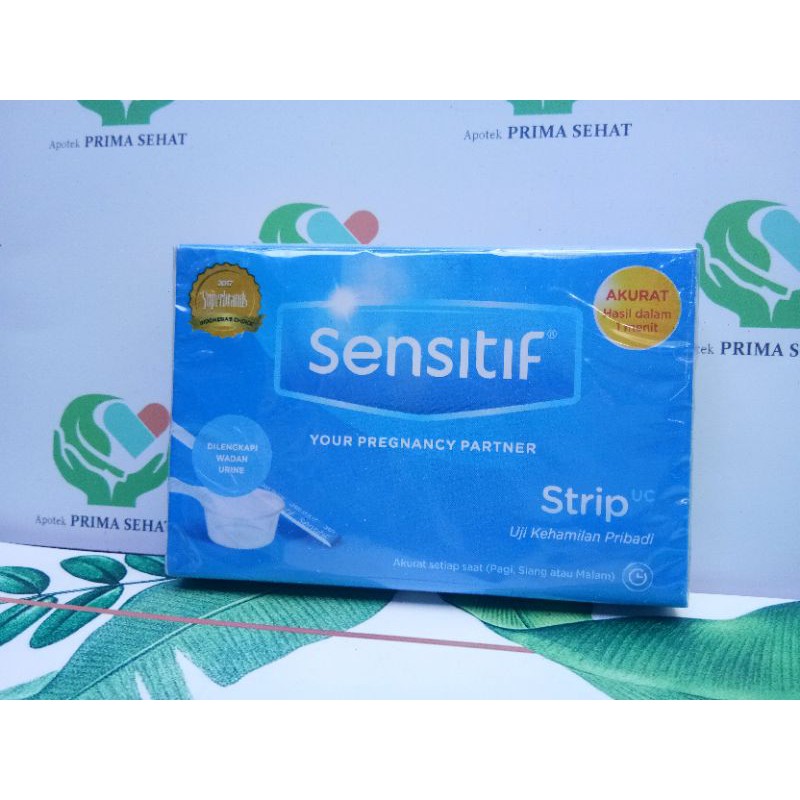 TEST PACK | SENSITIF | TEST KEHAMILAN | STRIP | COMPACT-Strip+wadah