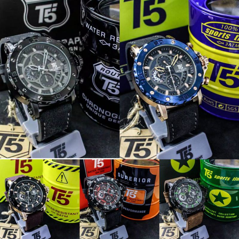 T5 Jam Tangan Pria Original H3641