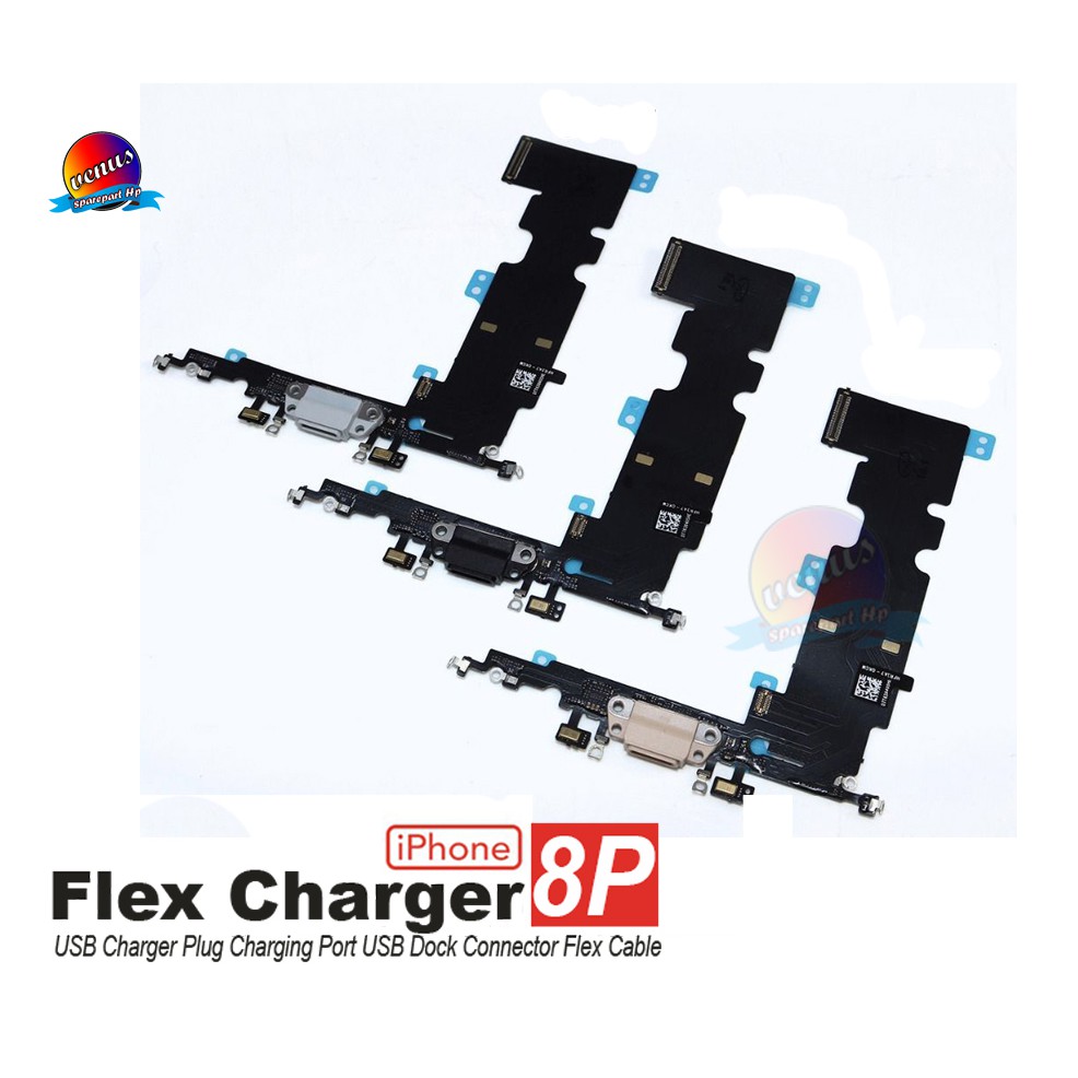 IPHONE 8 PLUS FLEXIBLE CAS PCB CONEKTOR Charger KONEKTOR CAS