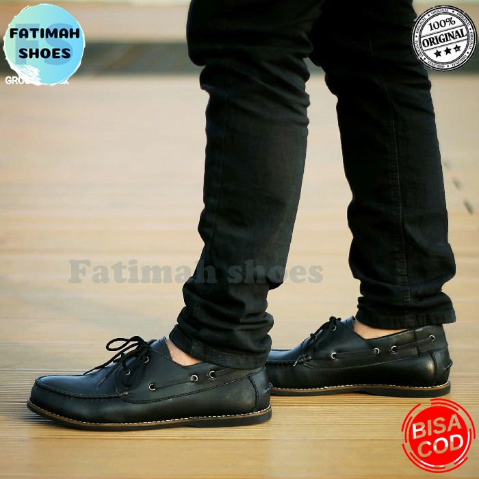 FATIMAHSHOES - Sepatu Formal Kulit Pria Sepatu Loafers Pria Sepatu Cowok Sepatu Kerja Kantor Pria Sepatu Kulit Pria