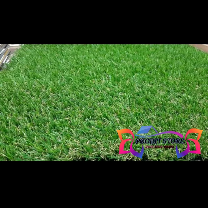 rumput sintetis jepang per 1 meter - artificial - karpet rumput palsu