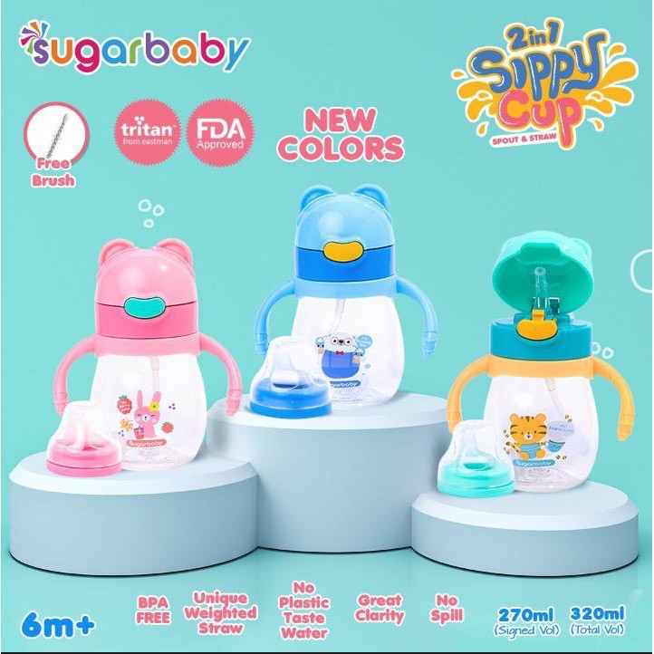 sugar baby tritan kid bottle 12m+