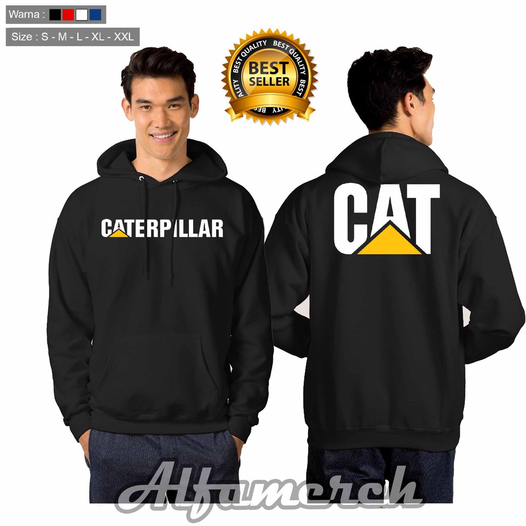 Jaket Sweater Hoodie Murah Keren CATERPILLAR CATERPILAR CAT Distro Pria wanita Alfamerch