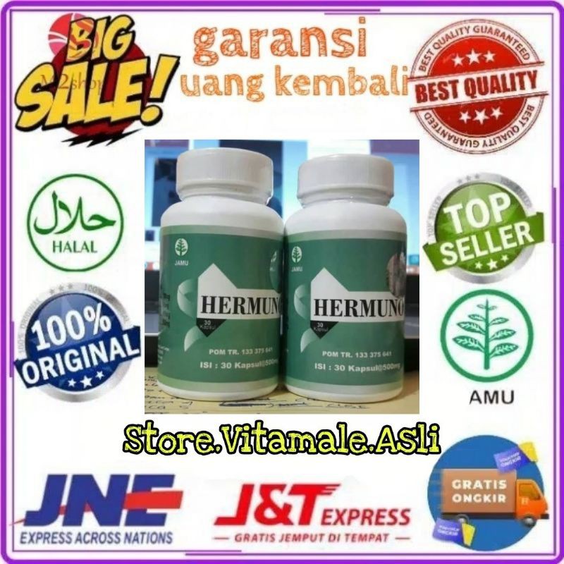 OBAT PEMBUNUH PARASIT / SUPLEMEN DAYA TAHAN TUBUH BPOM / HERMUNO