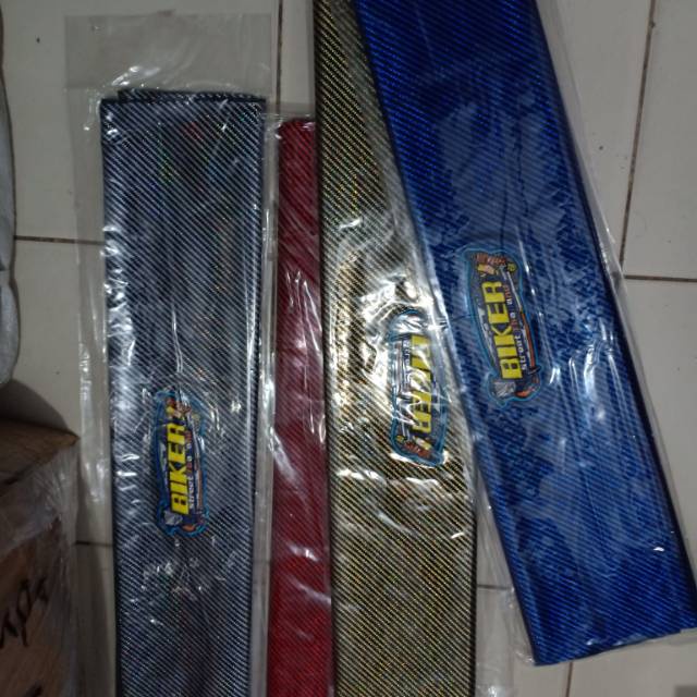Sarung Jok Kulit Biker Carbon Jumbo Nmax - Lexy - Vixon - Xmax - Pcx - Aerox - Vario 150 - Vario 125
