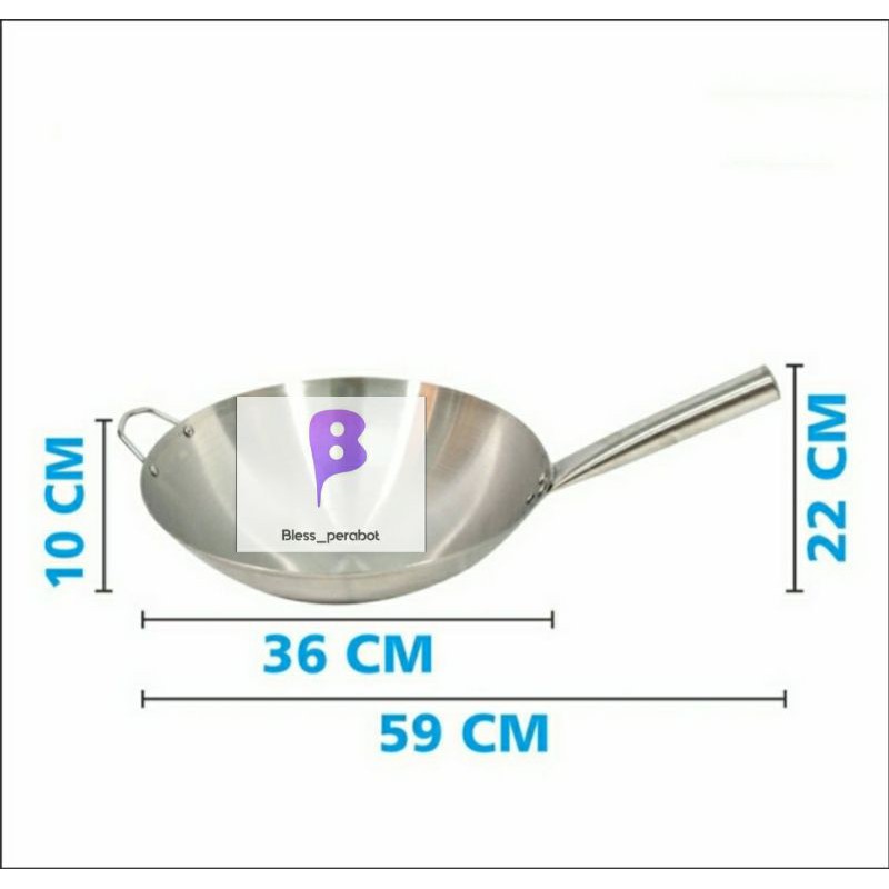 WAJAN CALYPSO 36 CM GAGANG PANJANG/wajan calypso 36