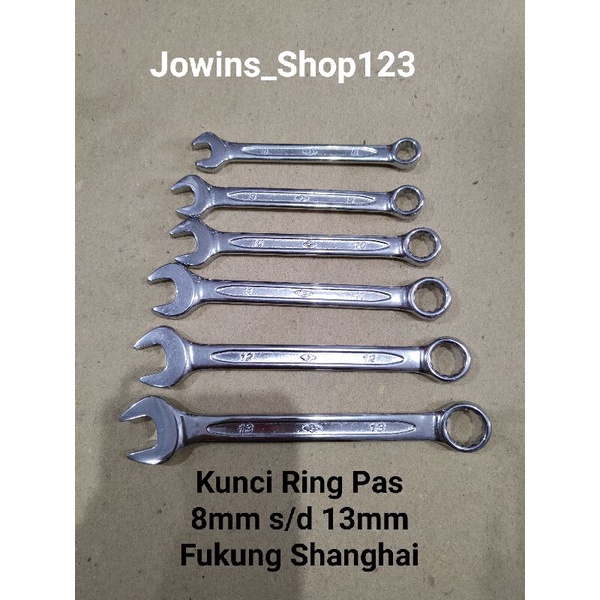 Kunci Ring Pas 8mm -13mm Fukung Shanghai