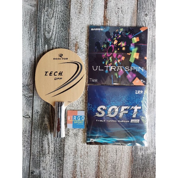 Kayu Reactor Tech CK2 bet pingpong/PARKIT= Paket Rakit
