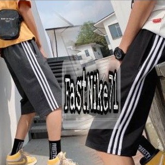 celana 3/4 pria kolor sontog pria/training pendek running tebal resleting