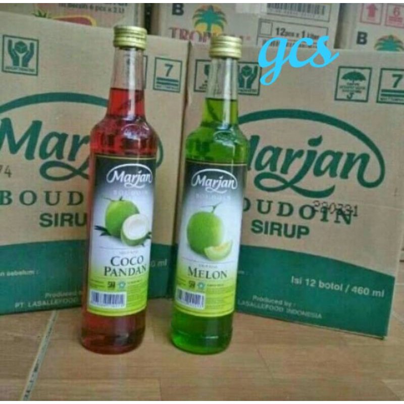 

SYRUP MARJAN BOUDOIN RASA COCOPANDAN/MELON (VIA GOSEND/GRAB)