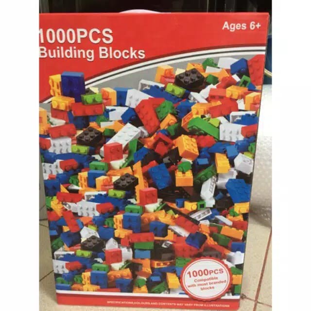 HZ Mainan Anak Brick / Balok 1000pcs / Bulding blocks 1000pcs