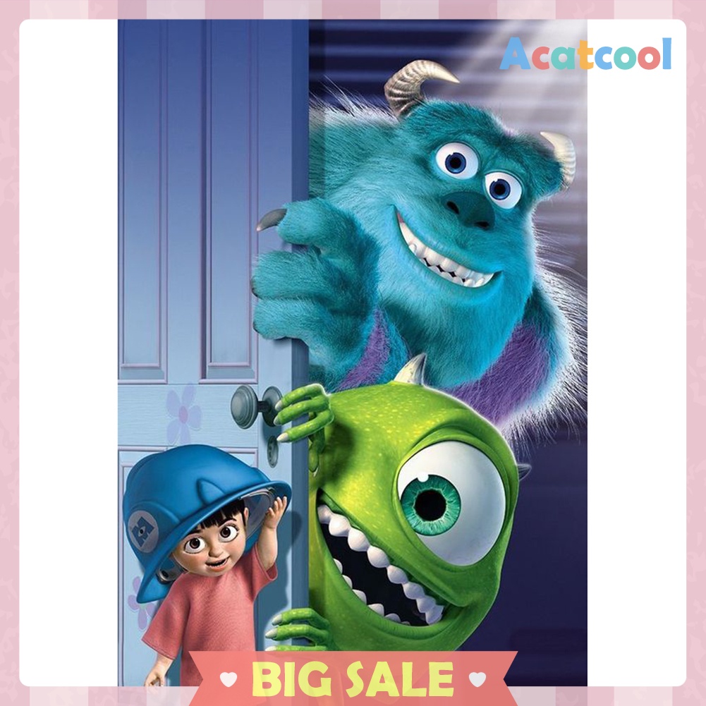 5D DIY Full Drill Diamond Painting Monsters Inc Cross Stitch Mosaic Kits