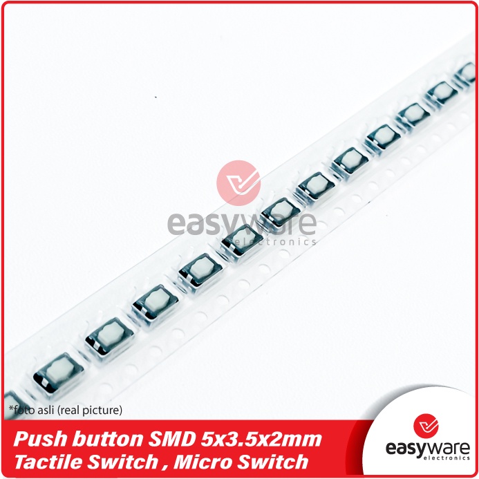 Push Button 5x3.5x2mm SMD SMT 2pin Tactile Momentary Micro Switch