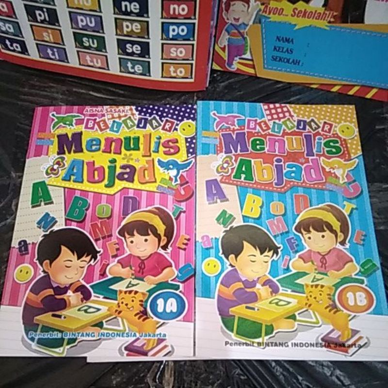 

BUKU ANAK BELAJAR MENULIS ABJAD/BUKU MENGENAL HURUF
