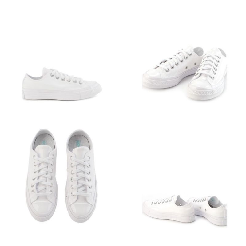 CONVERSE CHUCK 70S OX WHITE PATENT POP LEATHER CASUAL (WOMEN) ORIGINAL STORE