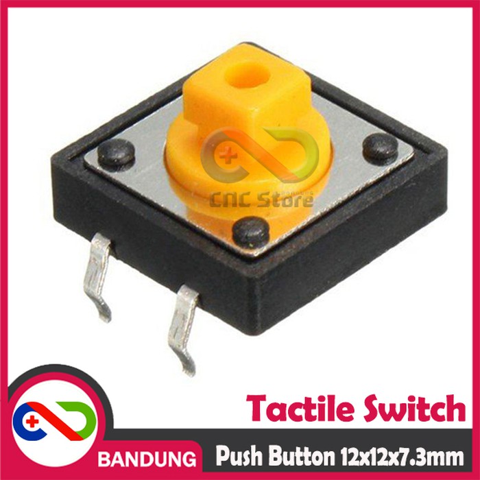 TACTILE SWITCH PUSH BUTTON TC-1212T 12x12x7.3 MM FOR ARDUINO