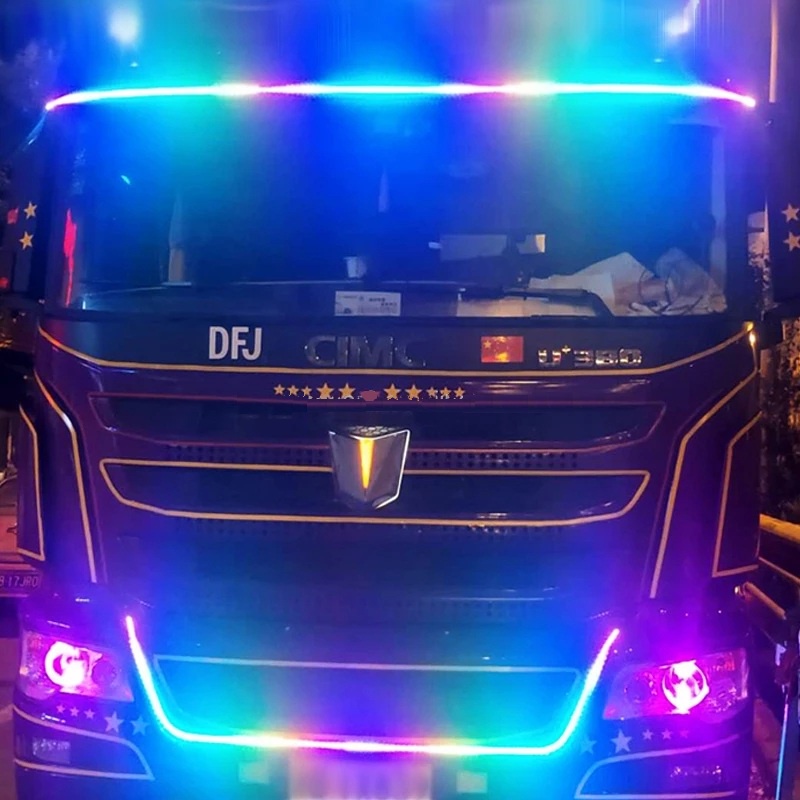 LED BAGASI RGB TRUK 2 AKI 24 VOLT LED BAGASI RGB BUS 60 LED 120 CM GRADE A+ SEIN STOP MODUL led