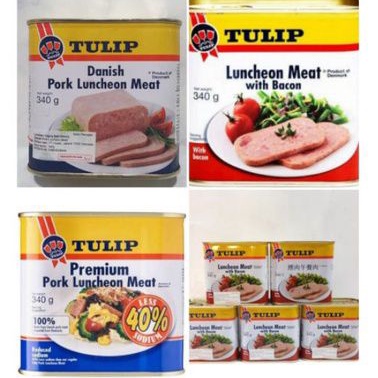 

Tulip Luncheon Meat 340g / Daging Kornet B2 Kaleng / Daging Matang / Kornet Daging B2 Kaleng