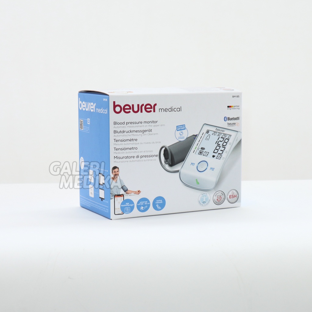 Tensimeter Digital Dengan Bluetooth Beurer BM-85 / BM85 / BM 85 - Alat Ukur Tekanan Darah Jerman