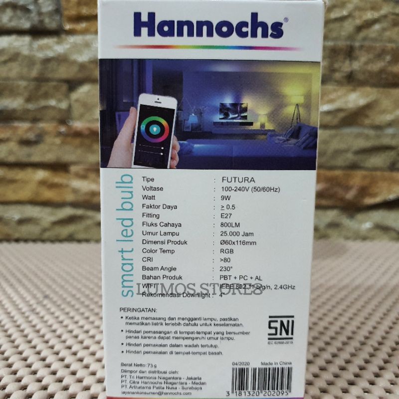 Lampu RGB FUTURA Hannochs 9 Watt - 14 Watt