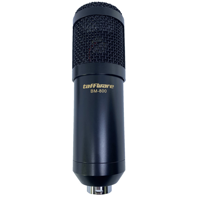 TaffSTUDIO Mikrofon Kondenser Studio dengan Shock Proof Mount - BM-800