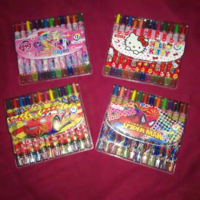 

Crayon putar pendek .12 warna
