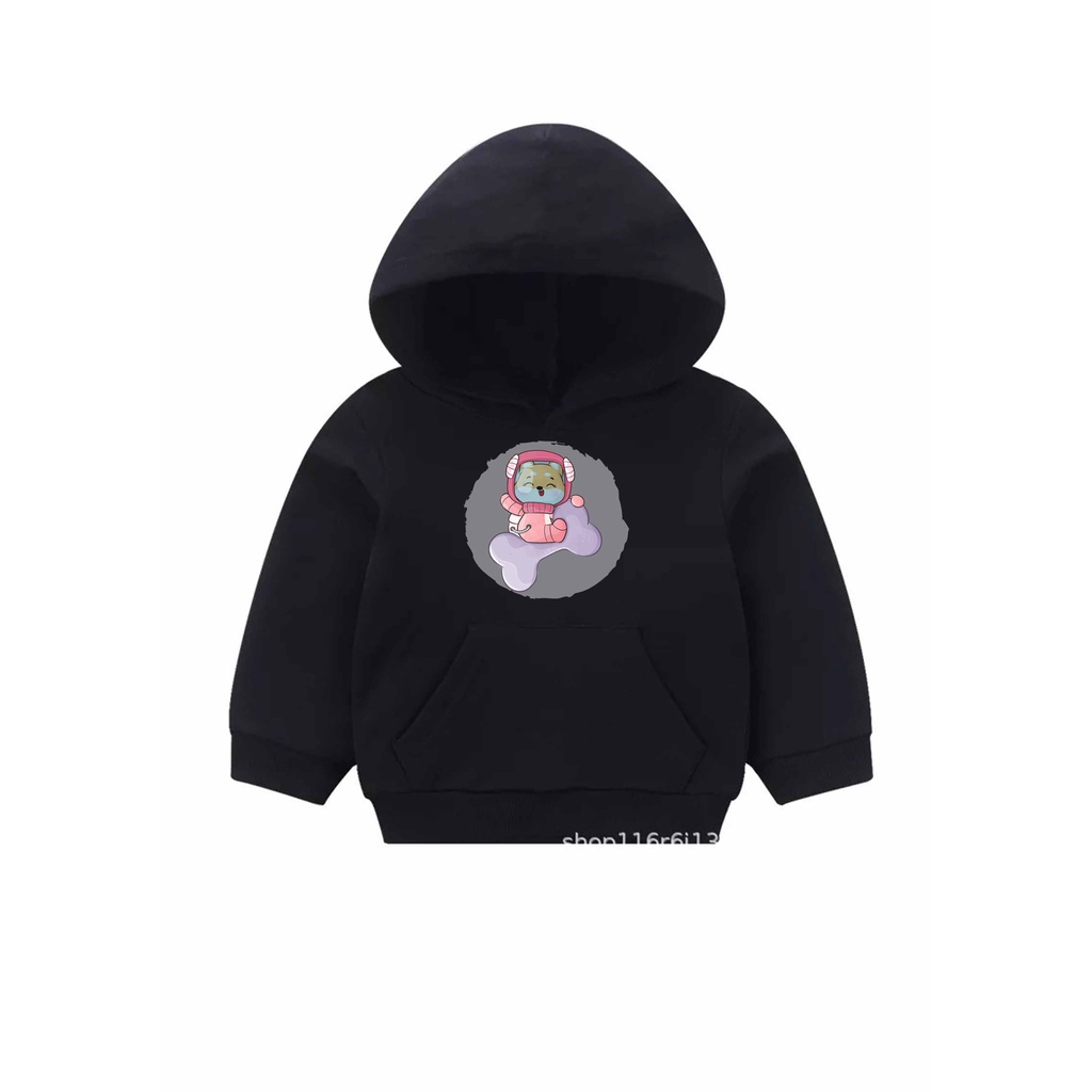 Hoodie Space Dog Sweater Pakaian  Anak M - XXL