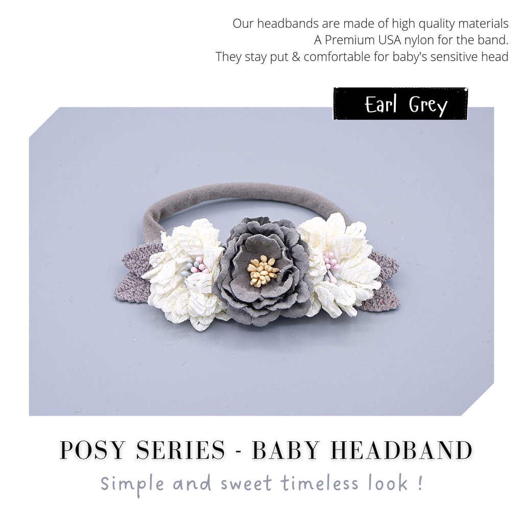 Aksesoris Rambut/HEADBAND POSY SERIES/Bandana Bayi&amp;Anak Perempuan