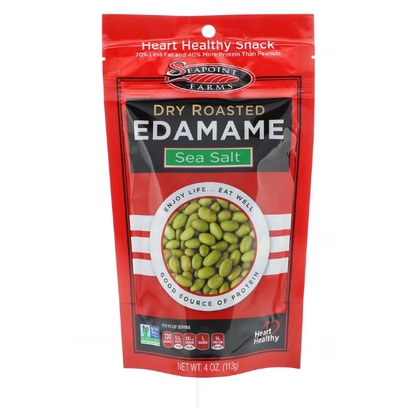 

Seapoint Farms, Dry Roasted Edamame, Sea Salt, 4 oz (113 g)