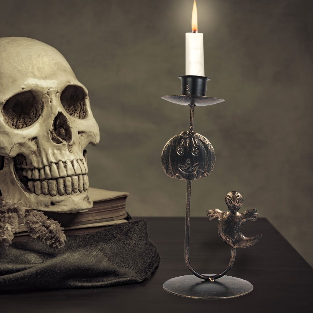 [ Halloween decoration creative candle holder Decoration For Home Home Living Room Halloween Xmas ]