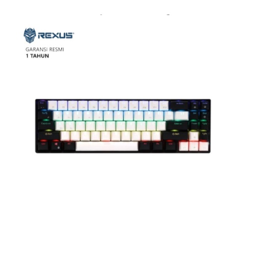 Keyboard gaming mini rexus wired usb 3.0 bluetooth 5.0 mechanical 71 keys tkl rgb for pc laptop macbook daxa m71 pro m-71