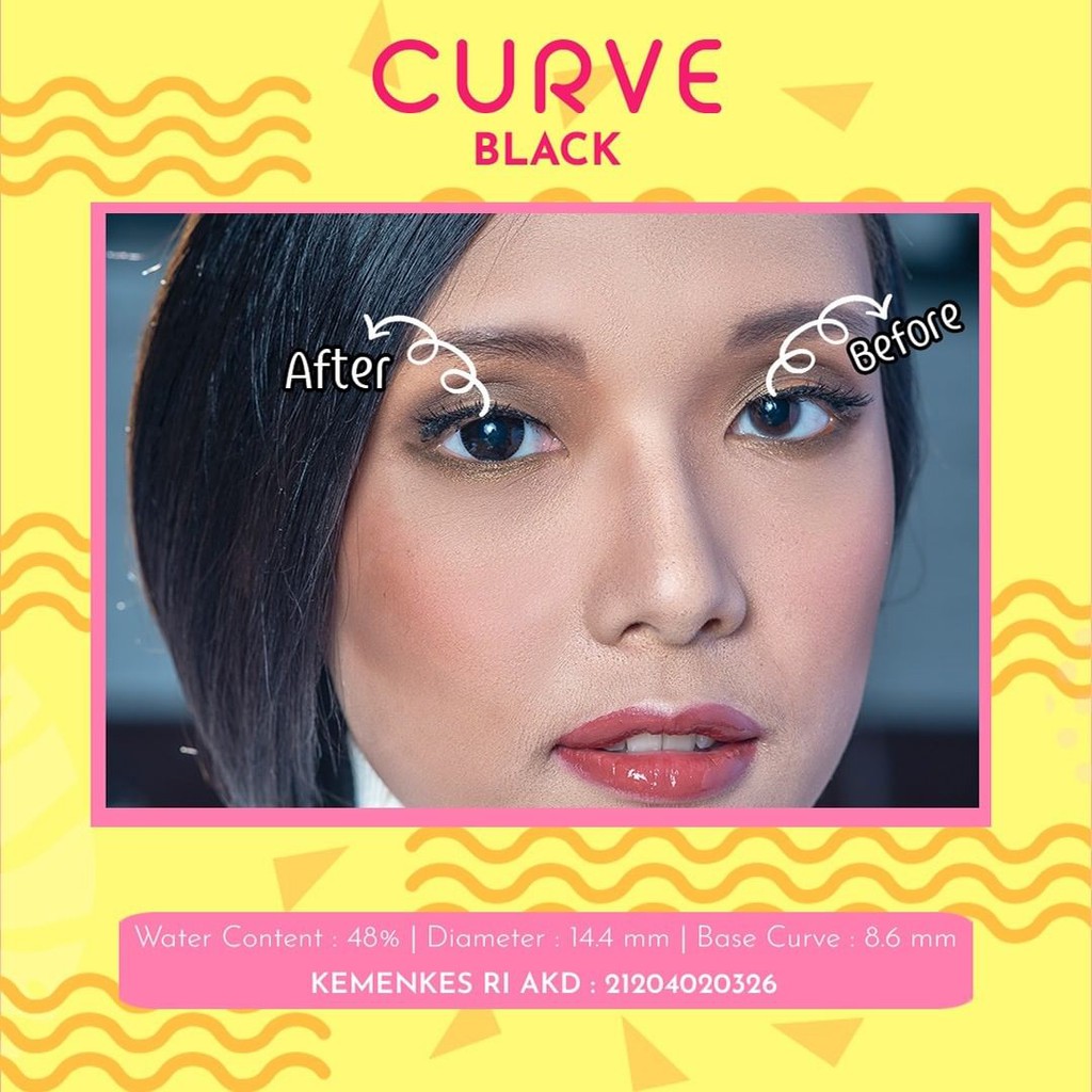 SOFTLENS MINUS DAN NORMAL CURVE BLACK 14.4mm (0.00 sd -6.00) BY IRISLAB GRATIS TEMPAT SOFLEN