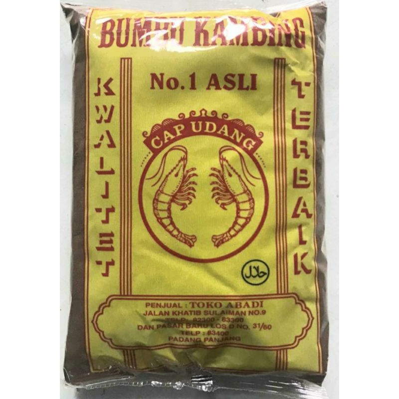 

Pemasak kambing Cap udang 50g minimal 5bks