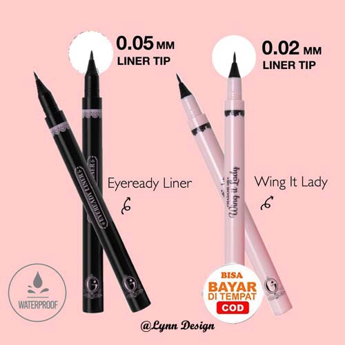 Madame Gie Wing It Lady - MakeUp Eyeliner Black Waterproof