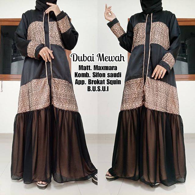 Abaya Dubai mewah