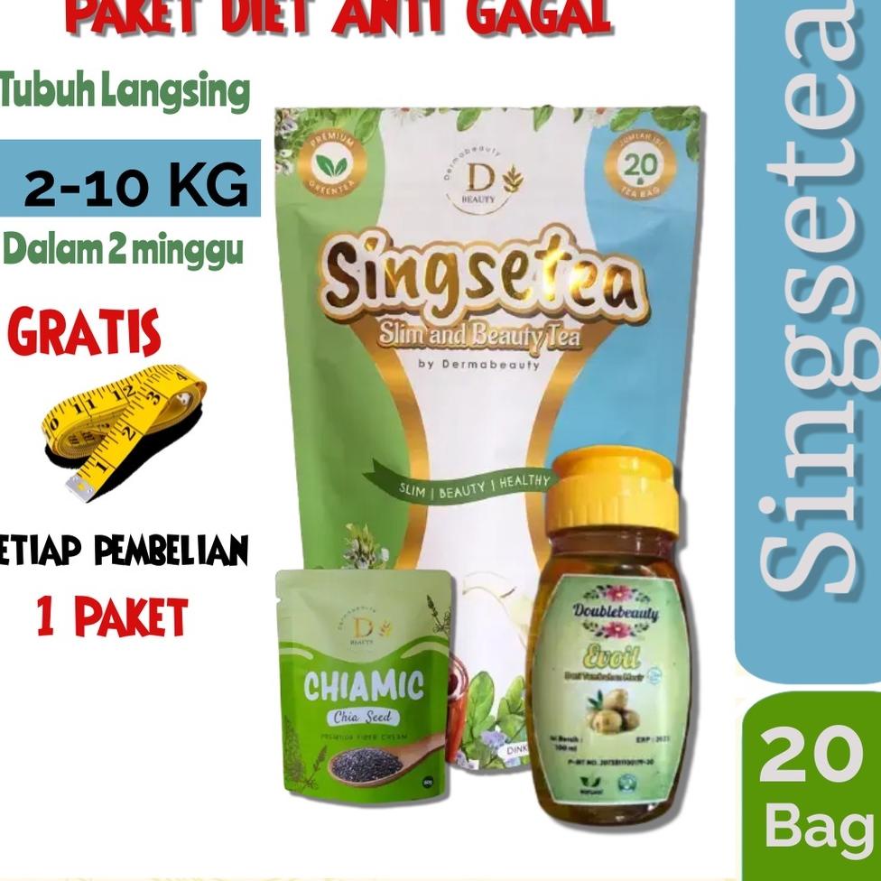Prb31au22ι ‣ PAKET ANTI GAGAL LENGKAP | TURUN 5-G DALAM 2 MINGGU  singsetea  Tea Obat Diet Herbal Bu