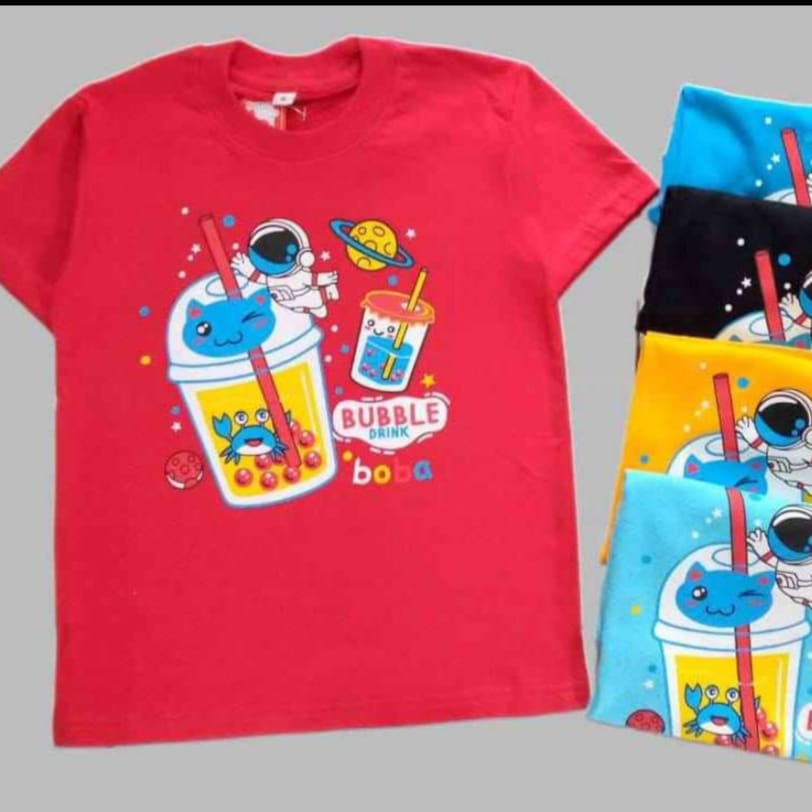 baju kaos anak boba // kaos anak motif boba