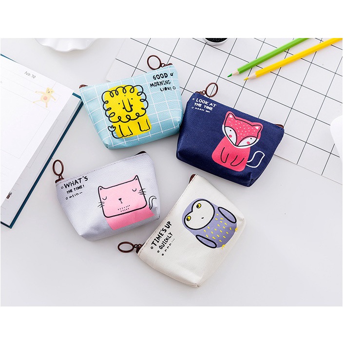 Dompet Koin Coin Kartun Pouch Wallet