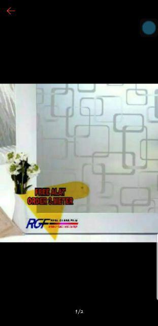 Sandblast / Kaca Film / Sticker / Stiker Kaca / Stiker Motif Minimalis