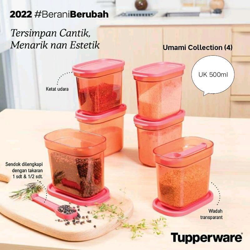 Original tupperware 100% umami collection