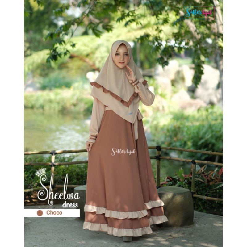 GAMIS SET/ GAMIS WOLLYCREPE/GAMIS ORIGINAL SISTER HIJAB/SHEELWA DRESS/ GAMIS TERBARU