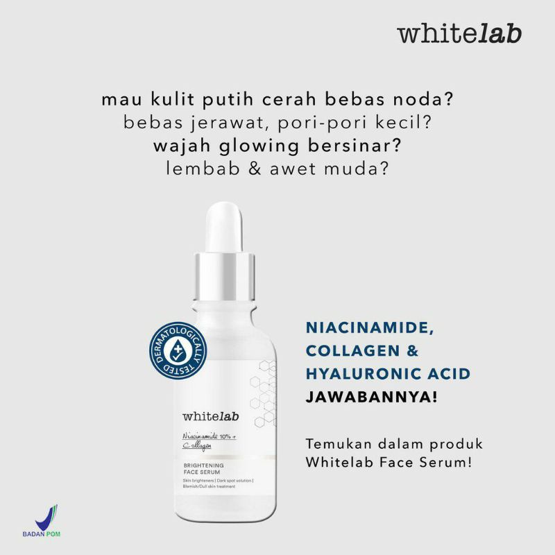 Whitelab Intense Brightening Face l A-Dose Glowing l Booster l Real Barrier l Age Correxion Firming l Natural Moisturizing Factor l C Dose l Peeling l Acne Calming l Care Serum 20mL