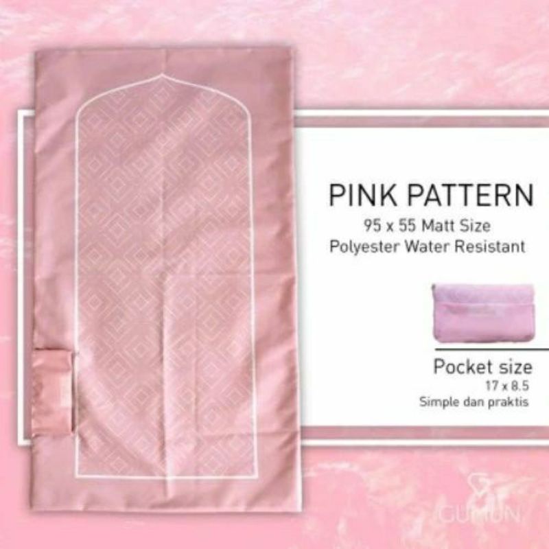 Sejadah gumun travel/sejadah traveling/waterproof/pocket dan praktis