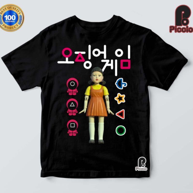 BAJU KAOS ANAK SQUID GAME BAHAN PREMIUM