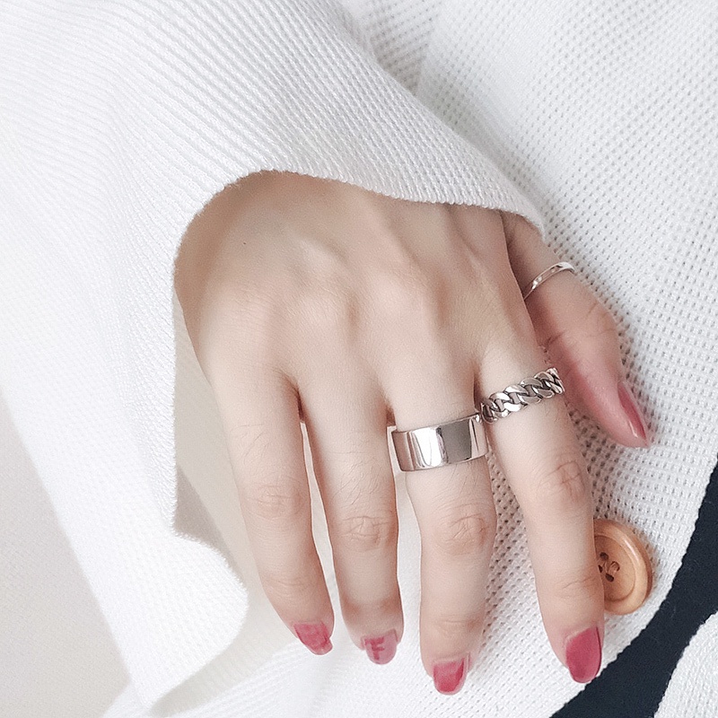 Cincin Silver Trendy Untuk Wanita