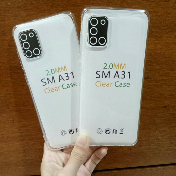 C/C- Softcase Clear Case Sillikon Kondom Case Bening Casing Samsung A31 by POA