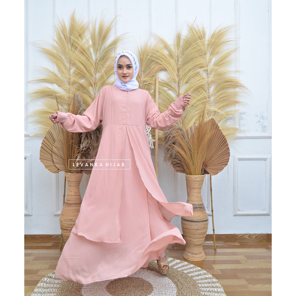 Medina Dress - Longdress bahan cerutty babydoll GAv