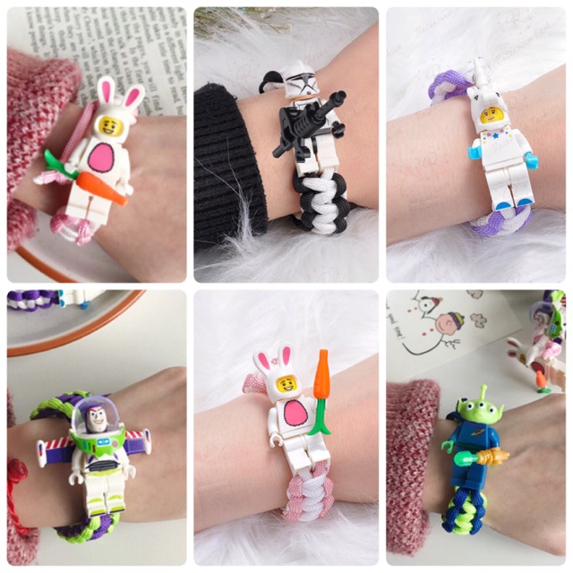 Gelang lego superhero kartun Adjustable Buzz Lightyear Batman Superman Marvel unicorn