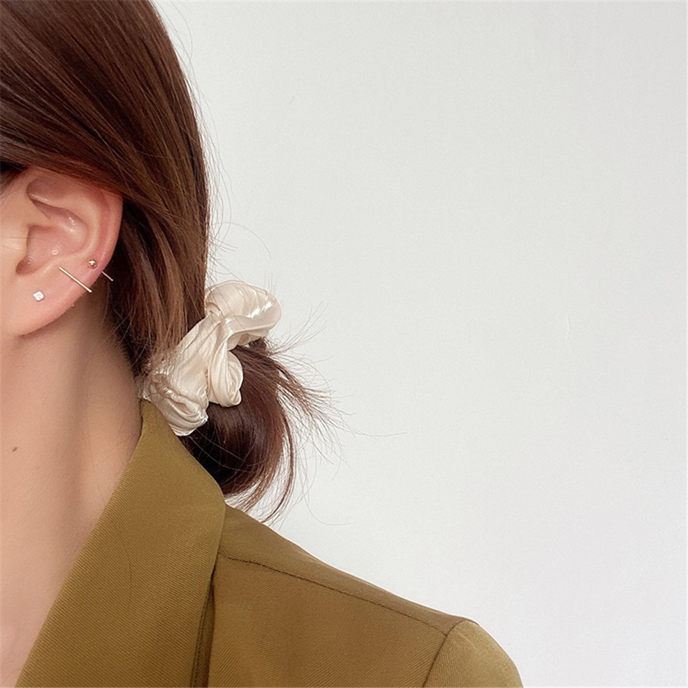 【COD Tangding】5PCS/SET Simple Korea New Fashion Earrings Party Girl Earstuds-2