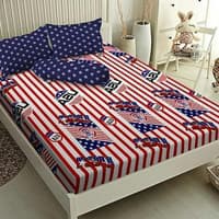 KINTAKUN D'LUXE SPREI SINGLE NO 3 UNITED FLAG SERIES UK 120X200 PROMO TERMURAH